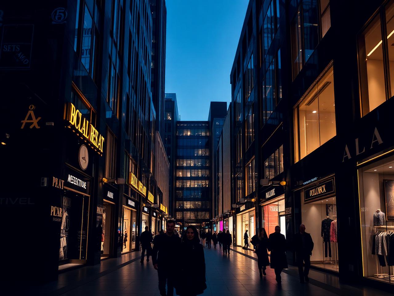 Premium retail boulevard at Trump World Center Pune